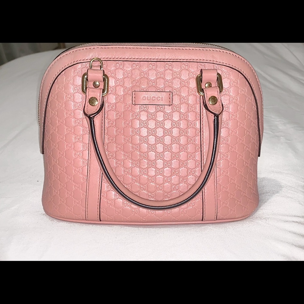 Authentic Gucci microguccissima mini dome bag